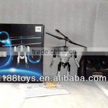 hot-selling 2CH rc robot helicopter toy with gyro