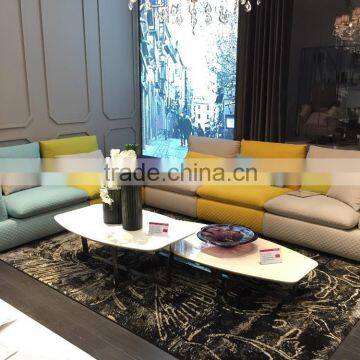 Italian Design Stainless Coffee Table High Gloss Top Living Room Coffee Table CJ0183 photo-2