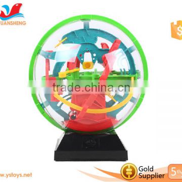 Handheld 3D labyrinth maze magical intellect ball kids balance training educational toy 3d puzzle game