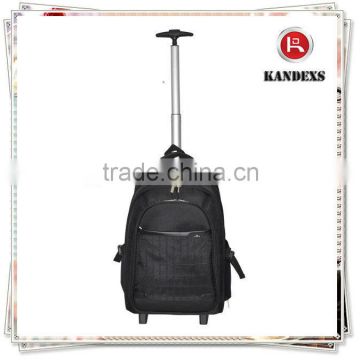 Black Cool 20 Inch 1680D Trolley Backpack