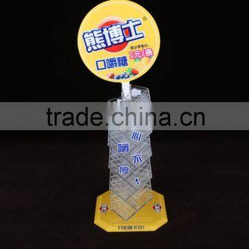 Chewing Gum Display Racks, Food Presentation, Show Case for Food