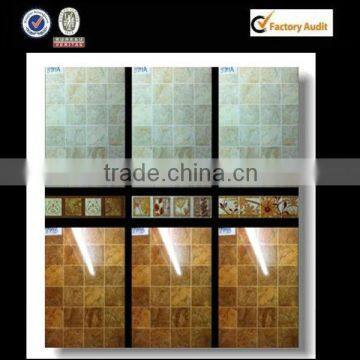 washing room ceramic wall shiny gold color tiles