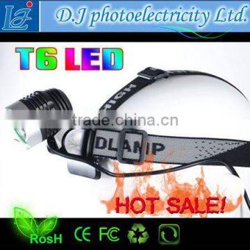 work headlights LED T6 Bicycle headlight rechargeable brightness