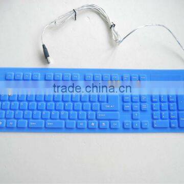 usb 2.0 silicon roll up foldable PC computer keyboard