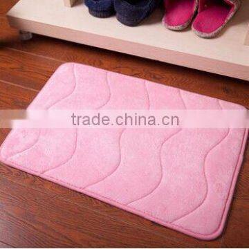 anti slip foam bath mat/Memory foam bath mat_ Qinyi