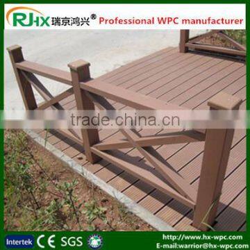 Wood plastic composite decorative garden fence with anti-uv and moisture-proof feature