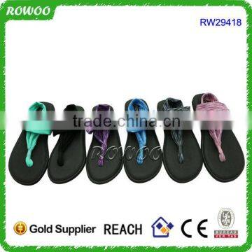 Sling Back Thong Sandals Prints Flip Flop Flat Thong Yoga Sandals photo-2