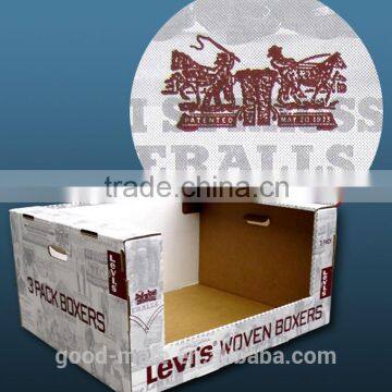 Goodmate Custom Stackable Display, Counter-top Shipper Display, Corrugated POP Display, Cardboard Shipper Display