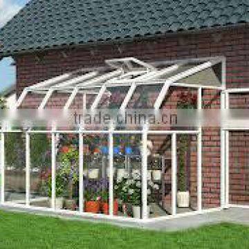 Aluminum lowes glass garden house glass sunroom in guangzhou factory