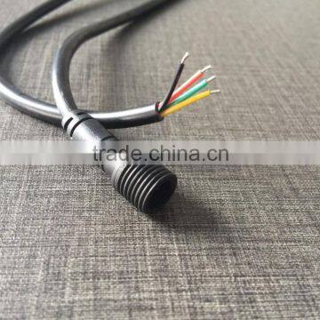 AC Power Waterproof connector cable with 2 pin/3 pin/4 pin/5 pin/6 pin/7 pin/8 pin/9 pin/10 pin