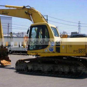 used komatsu PC200-6 original from japan crawler excavator in china