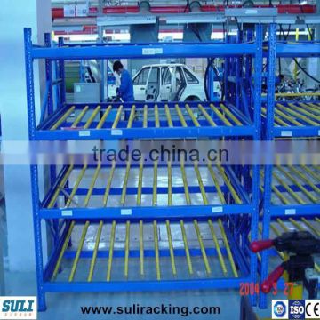 Warehouse rolling shelving