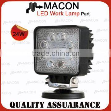 24W Material Diecast aluminum housing car logos and their names rechargeable led work light