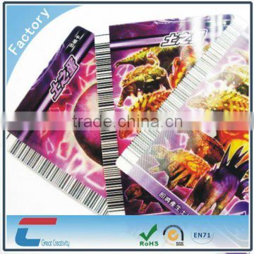 PET 3D lenticular card for promotion and advertising