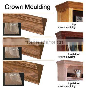Paint wood top cover crown moulding