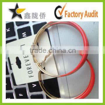 2015 Custom made fashion paper ear ring hang tag,ear ring tag,hang tag