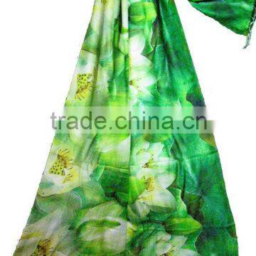 Digital print Viscose scarf long length 70x200 cms