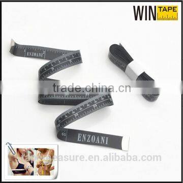 60inch 150cm black pvc design brand gift measuring tape manufacturer with Company Logo or Name