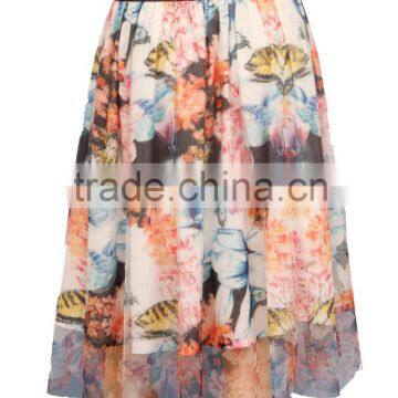 2015 Fashion Girls Floral Skirts Luxury Designer Clothes for 18-30 Days photo-2