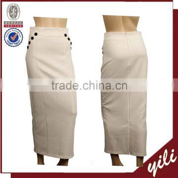 Plain dyed ladies spring maxi wholesale tube skirt manufacturer WS150832617-1