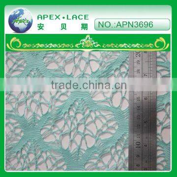 APN3696-100 polyester lace fabric for dress making lace fabric 2016