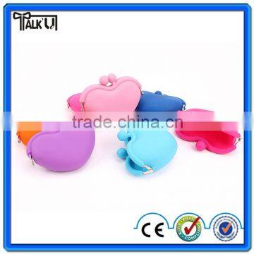 High quality Silicone Rubber Silica gel Purse/silicone coin bag zero purse/Environmental silicone card wallet