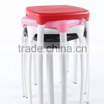 new bright-colored STACKING metal stool for indoor and outdoor 1535