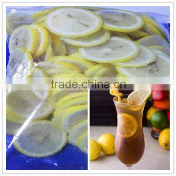 hot sale and good smell iqf fruits and iqf frozen lenmon slice