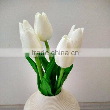 good quality red European tulip artificial flower home decor