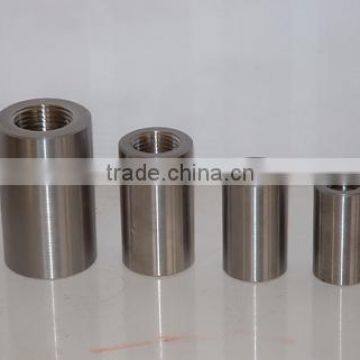 Upset forging steel bar rebar thread coupler Reducing Rebar Coupler for building