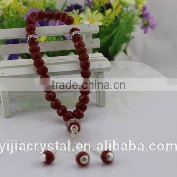 33 pieces 99 pieces 10mm dark red Muslim Crystal Prayer Beads in Bulk