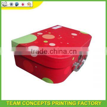 Personalized Custom Design Gift Packing Suicase Boxes