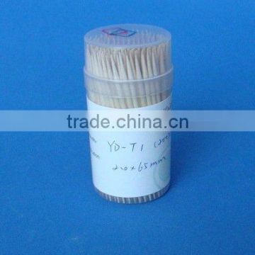 wooden toothpick --- 200pcs/PP tube