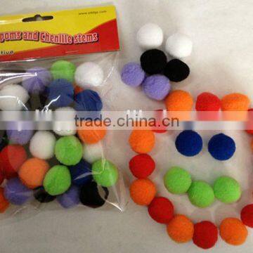 Beautiful Yellow Pom Pom With High Quality Low Price for Christmas Decorations photo-3