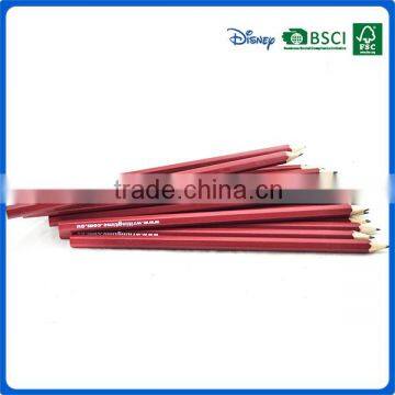 hot selling hexagonal shape hb pencil without eraser