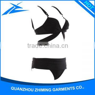 Ladies Micro Bikini Swimwear Padded Oem With Adjustable Straps
