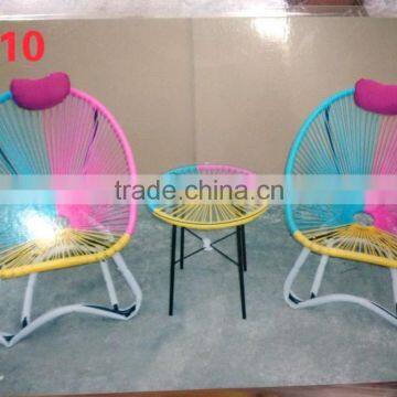 2015 Hot Selling Outdoor Wicker Colorful Plastic Patio KD Chairs UGO-C8010