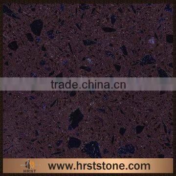 High grade dark crystal purple quartz slabs price