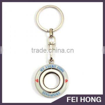 Promotion Singapore casino spinning keychain