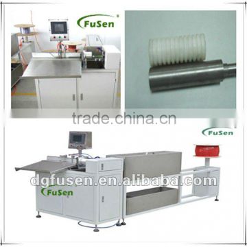 Plastic single loop wire forming machine