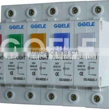 DIN-rail type Indicator light(signal lamp, pilot lamp)