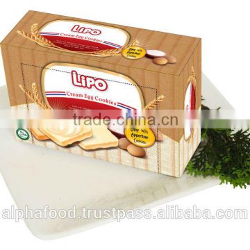 EXCELLENT GIFT - LIPO EGG 100G/BOX CREAM COOKIES