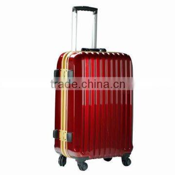 new products for 2016  china 100% PC Wheeled Upright Hard Shell Trolley case Luggage