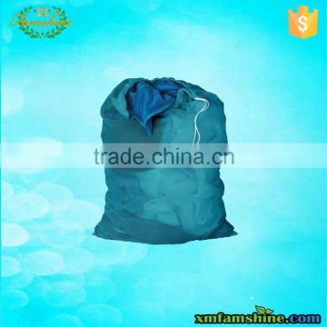 promotional wholesale polyester drawstring cheap laundry bag