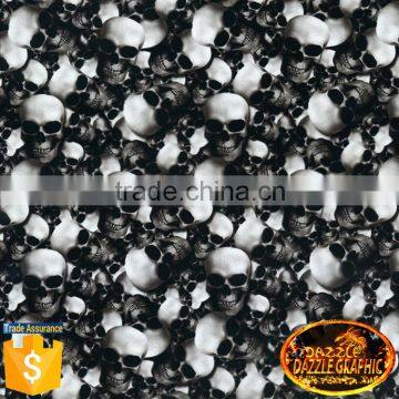 Wholesale Dazzle Graphic No.DGMA147-1 Skull Heads Pattern Hydro Dipping Film Hydrographic Film Water Transfer Printing Films