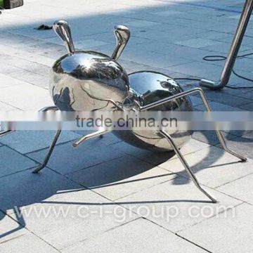 stainless steel sculpture/ polished sculpture/metal sculpture/art sculpture