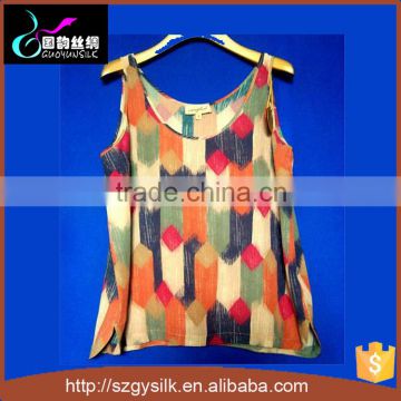 2015 women 100% silk cdc cami clothing