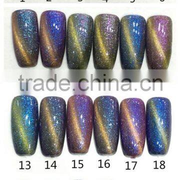 8ml soak off uv/led chameleon cat eyes gel nail polish