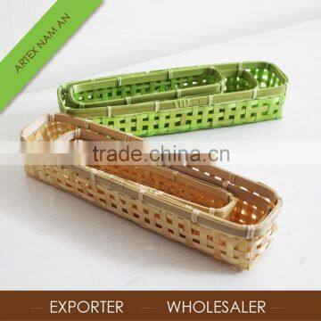 Set of 3 Free Size Vietnam Bamboo Baskets/Best Supplier Best Price Bread Basket