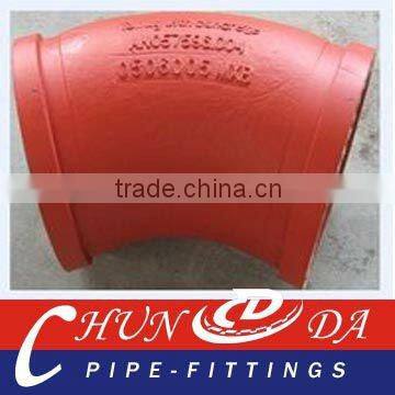 KCP DN125*R275*30D High Manganese Concrete Pump casting elbow